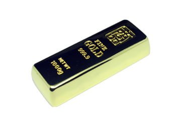 Gold Bar custom USB